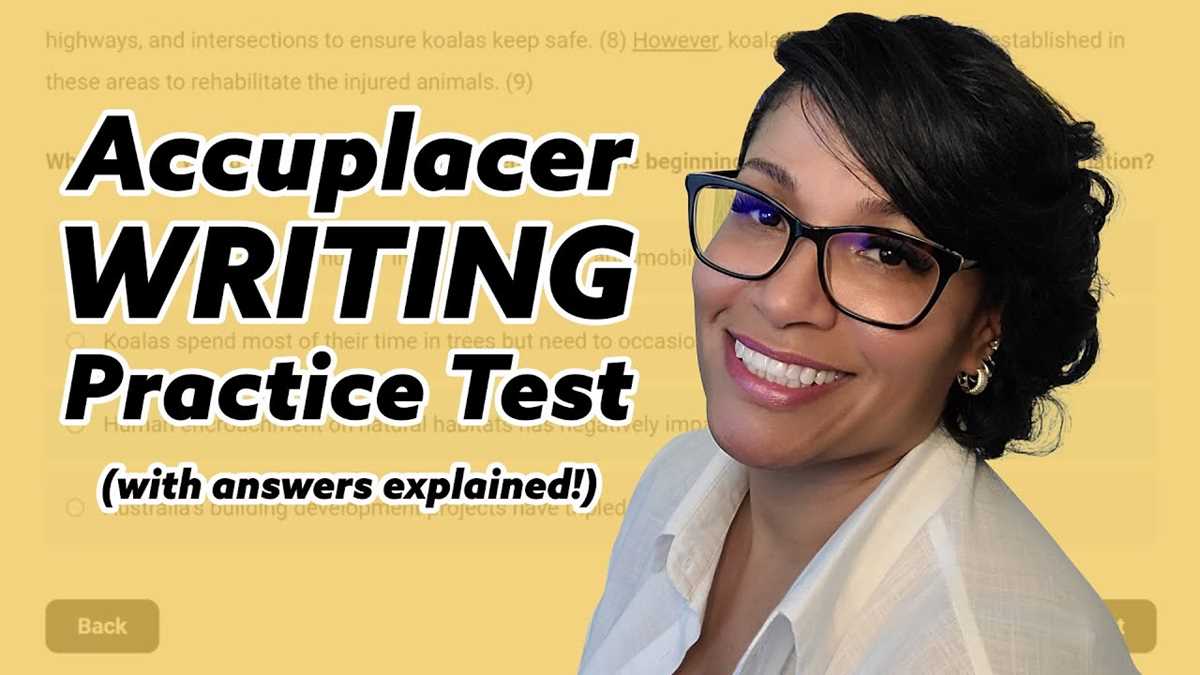 accuplacer test answers