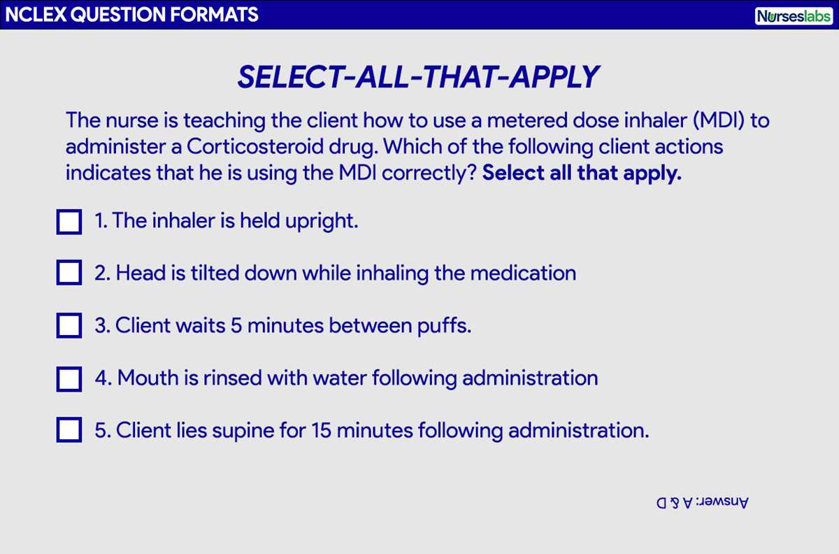 nclex sample test questions and answers