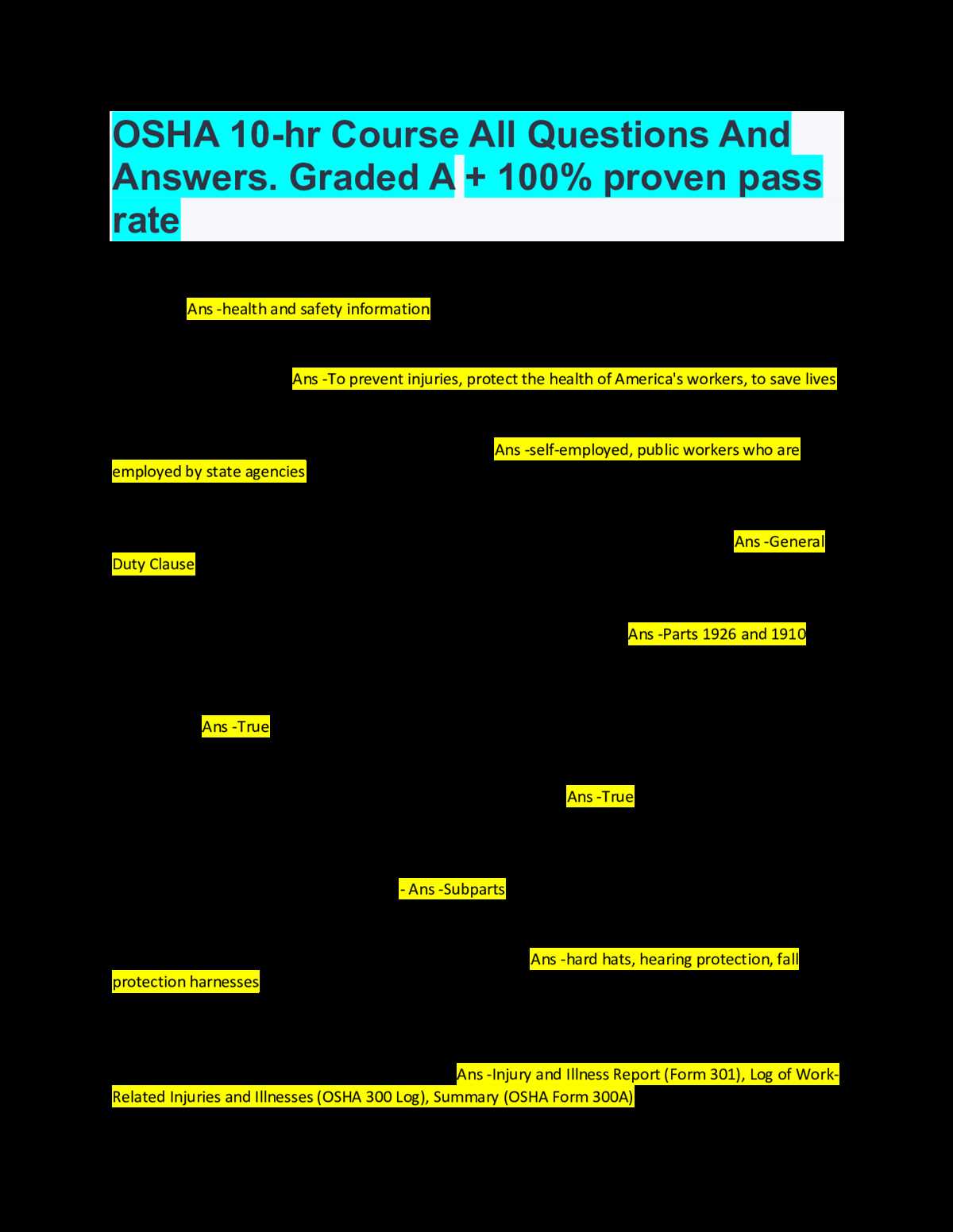 ahip exam answers