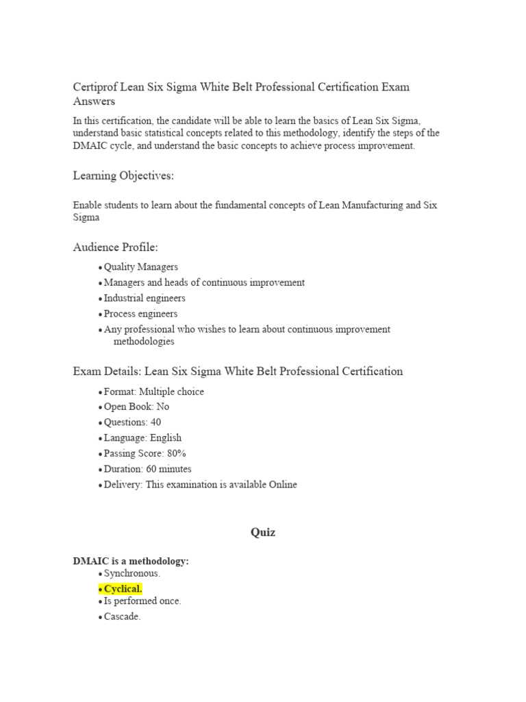 aigpe green belt exam answers