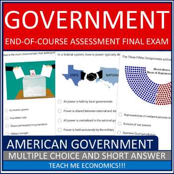 american government final exam questions and answers