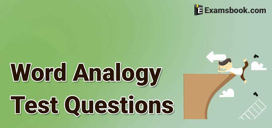 analogy test examples with answers