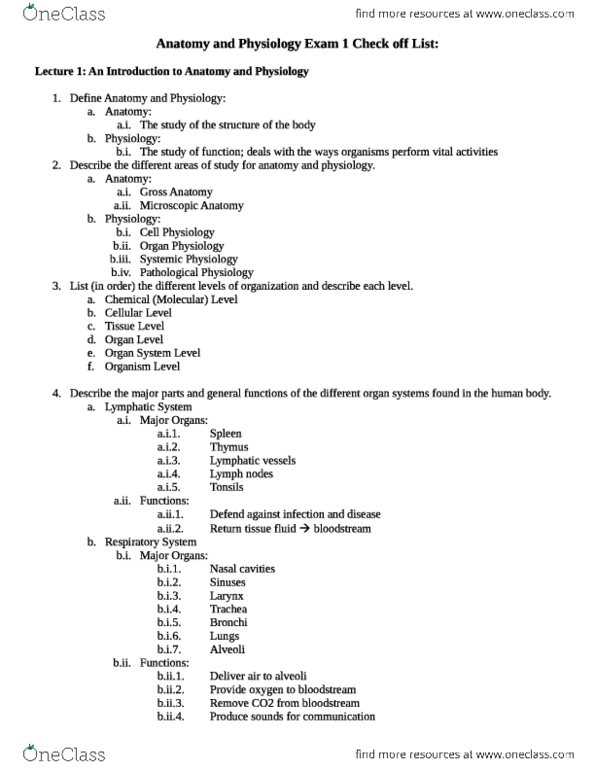 anatomy and physiology 1 exam 3 answers
