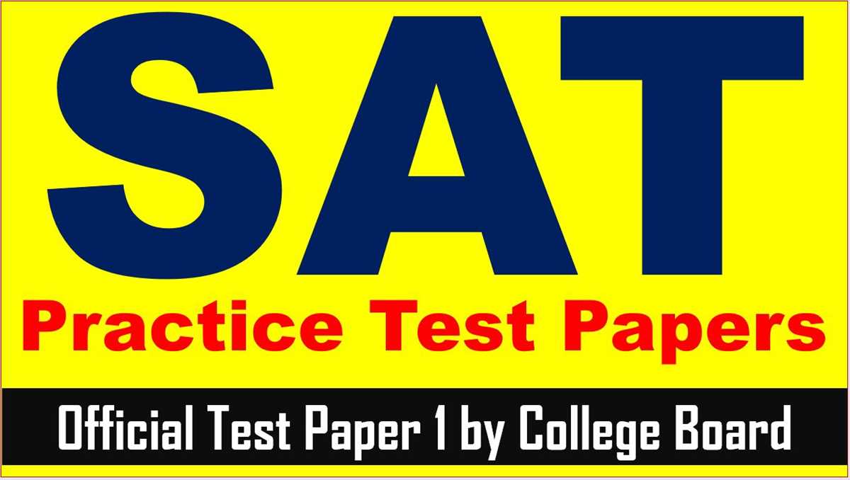 answer key for sat practice test 1