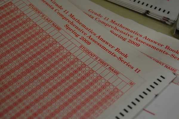 answers for state test