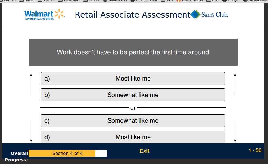 answers to the walmart assessment test answers to the walmart assessment test