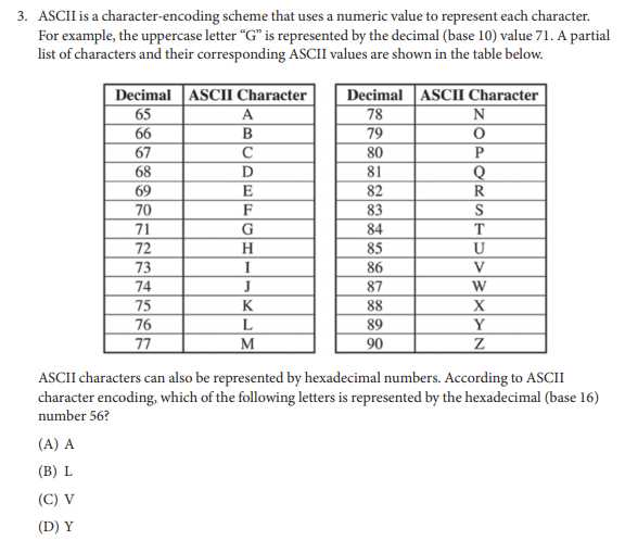 ap computer science principles exam answer key