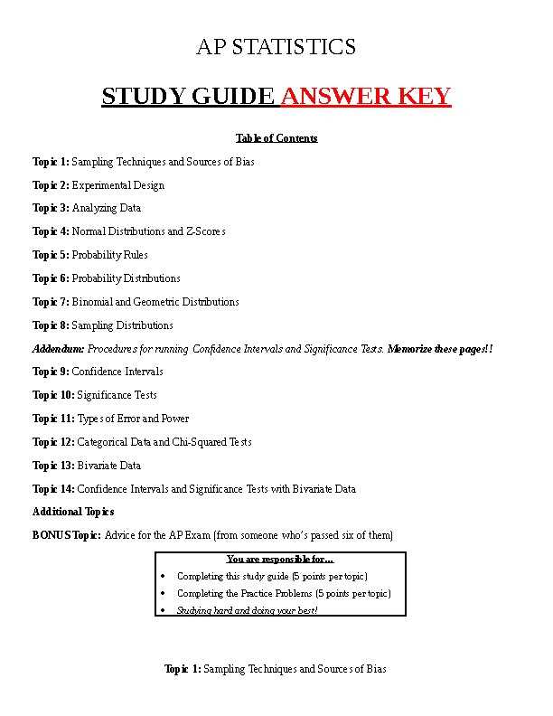 ap statistics test a data analysis part 1 answer key