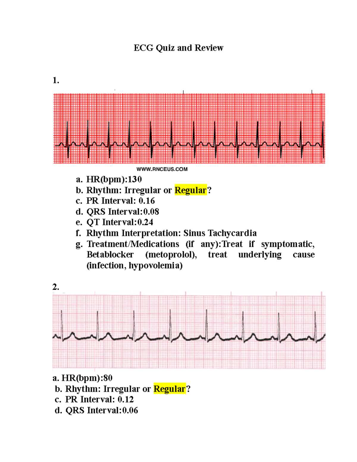 apex innovations ecg test answers