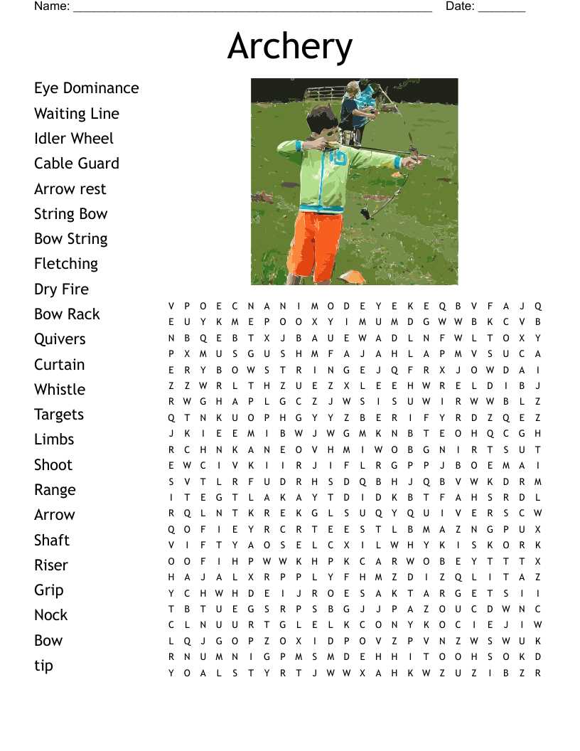 archery test answer key