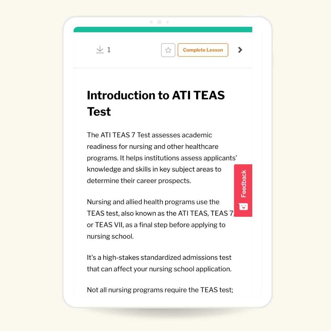 ati testing answer key
