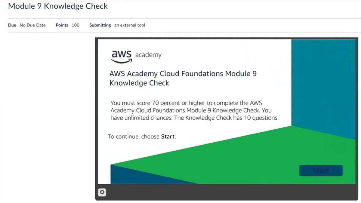 aws academy cloud foundations final exam answers