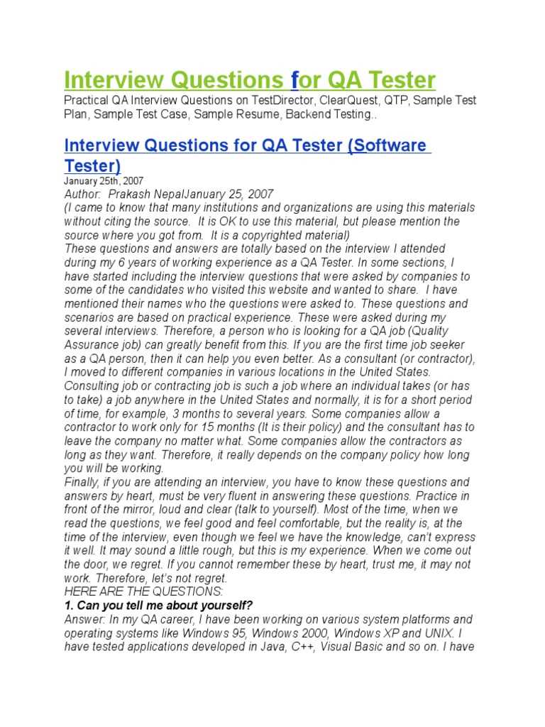 backend testing interview questions and answers