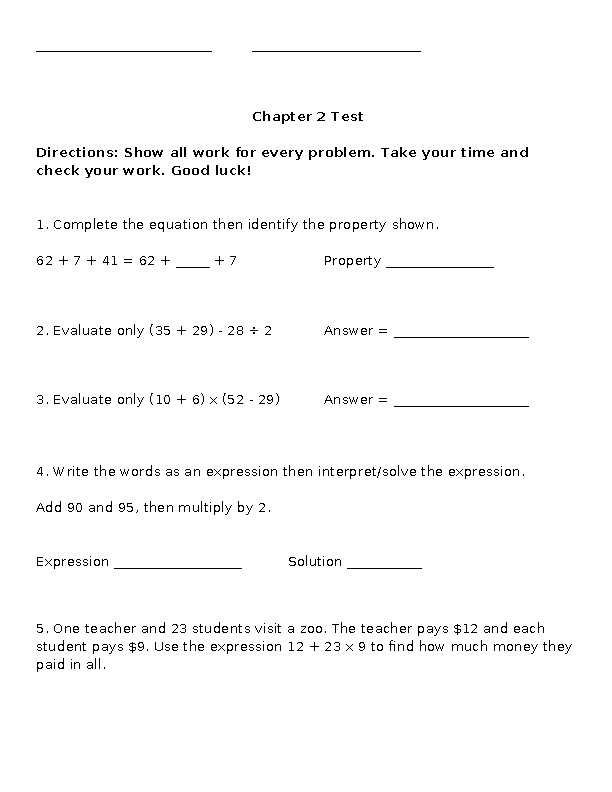 big ideas math practice test answers
