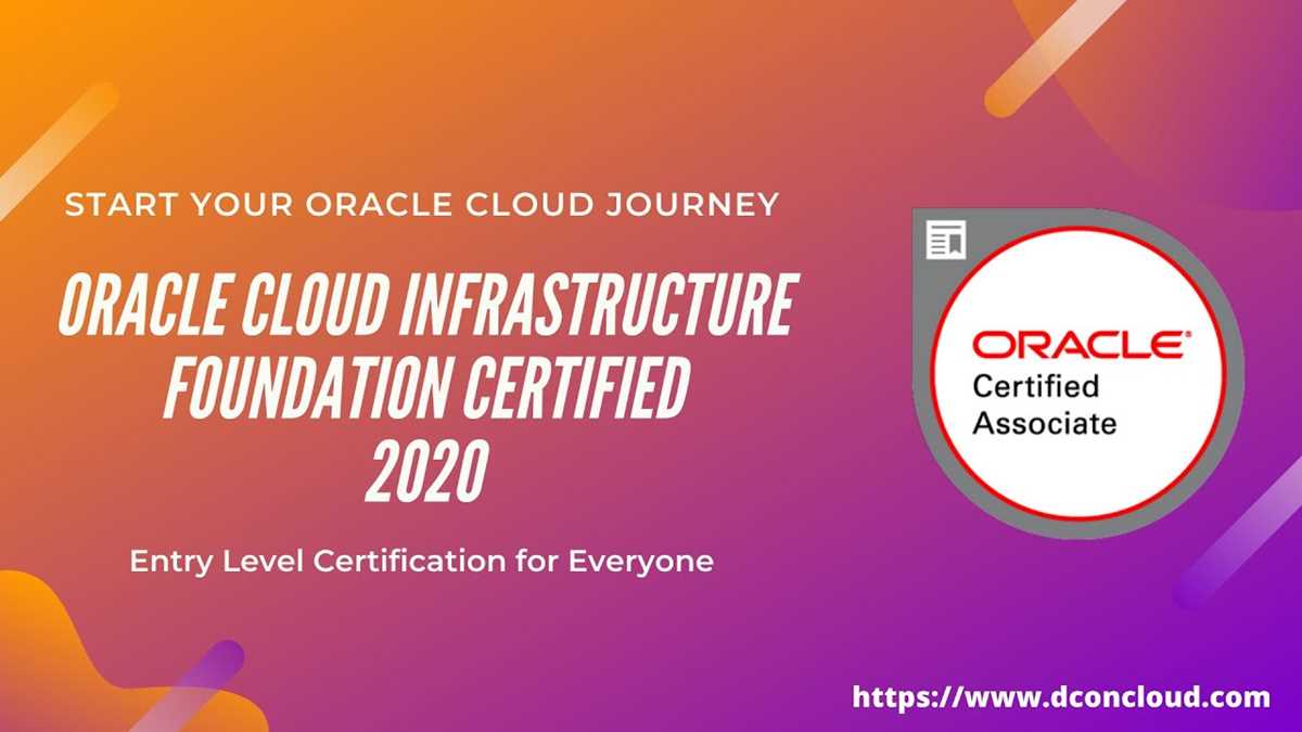 oracle cloud infrastructure foundations exam answers