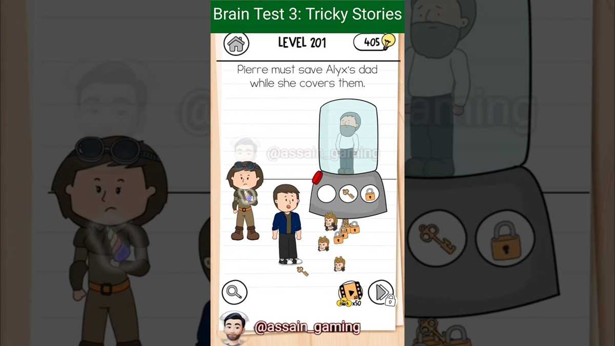 brain test 3 level 201 answer