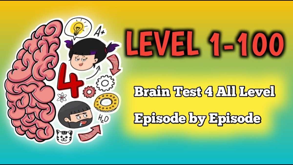 brain test all levels answers