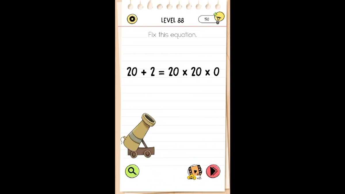 brain test level 88 answer
