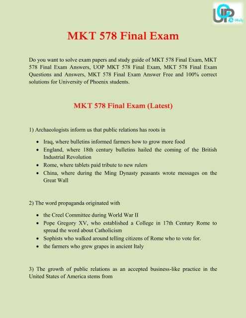 tips final exam answers