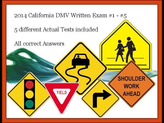 ca dmv practice tests with answers