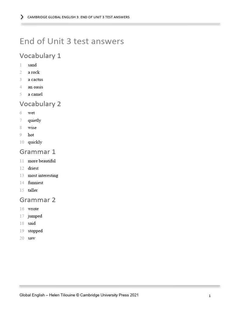 cactus global test answers