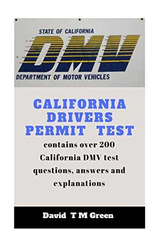 california drivers test questions and answers