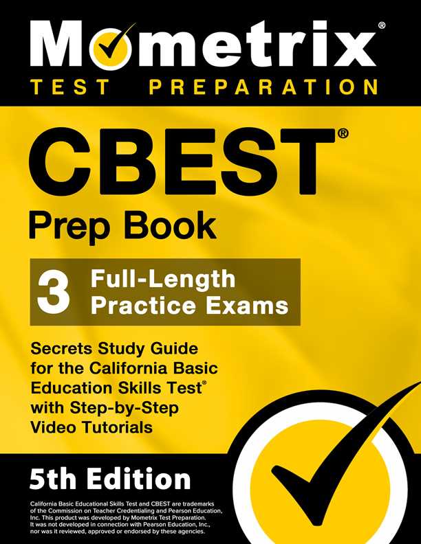 cbest math practice test with answers
