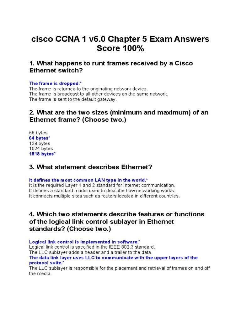 ccna final exam v6 answers