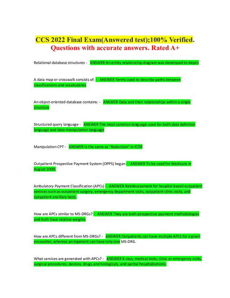 ccs exam questions and answers