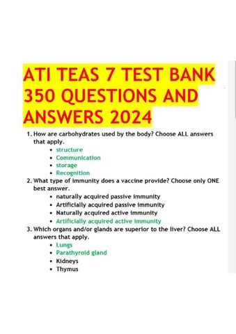 ati testing answers