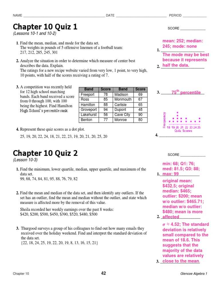 chapter 10 test a answers