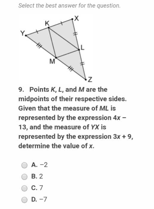 chapter 11 geometry test answer key