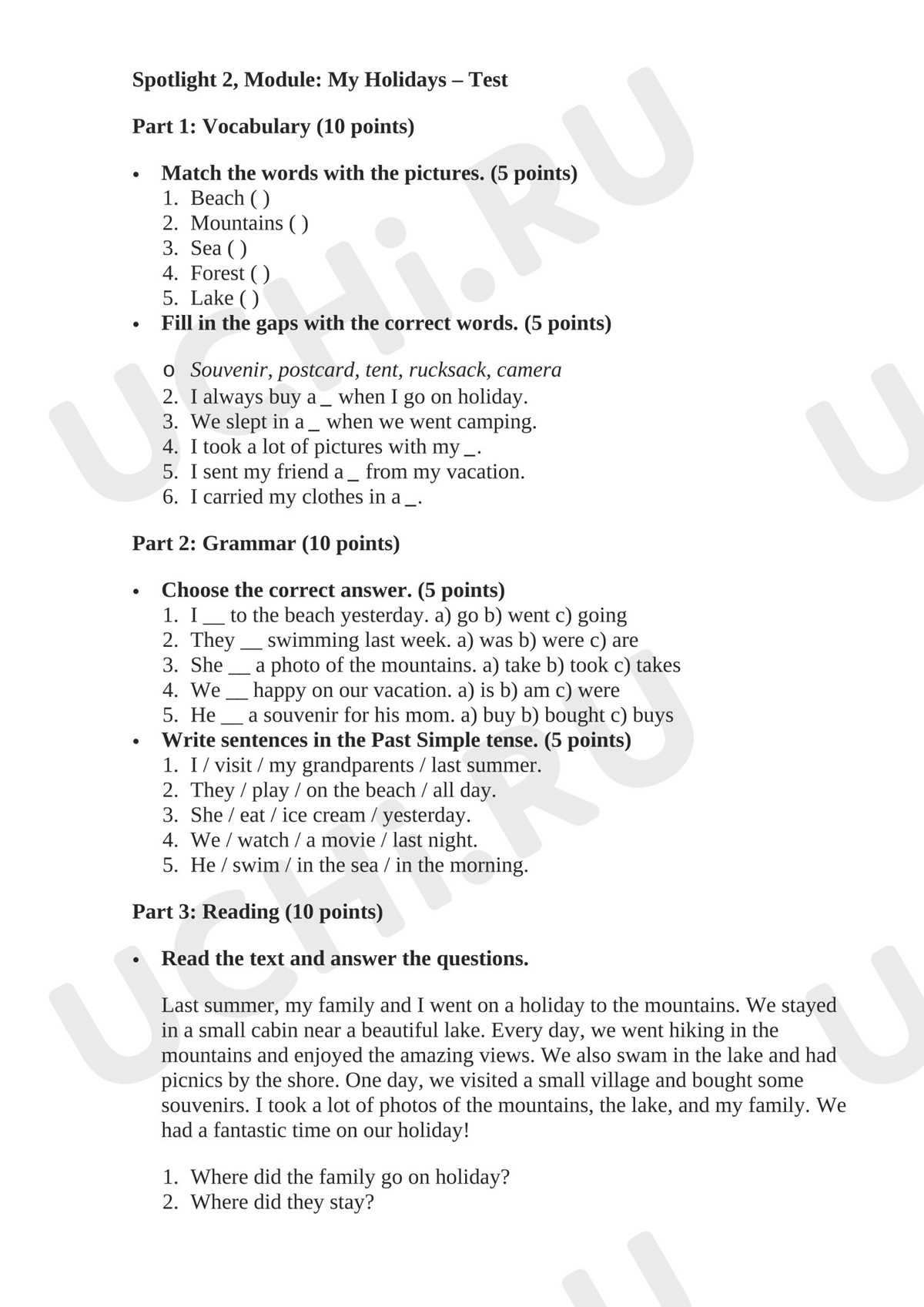 chapter 11 test b answers