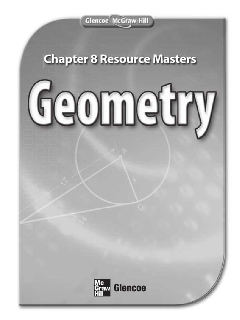 chapter 8 geometry test answer key