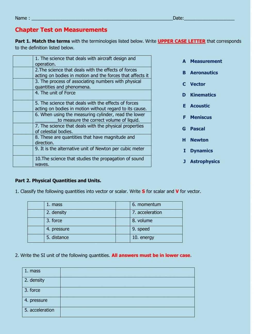 chapter 9 test energy answers