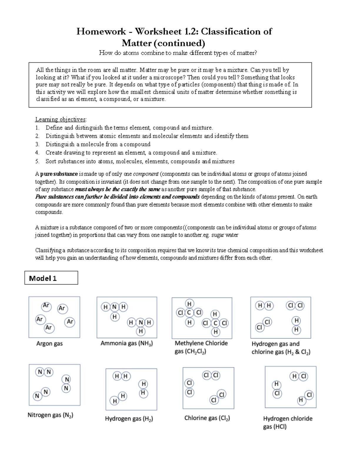 chemistry atomic structure test answers