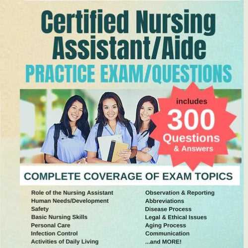 cna final exam questions and answers