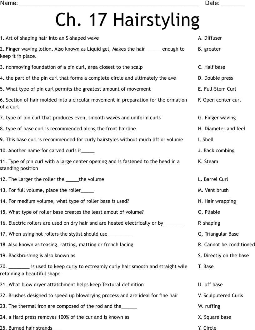 chapter 17 milady test answers
