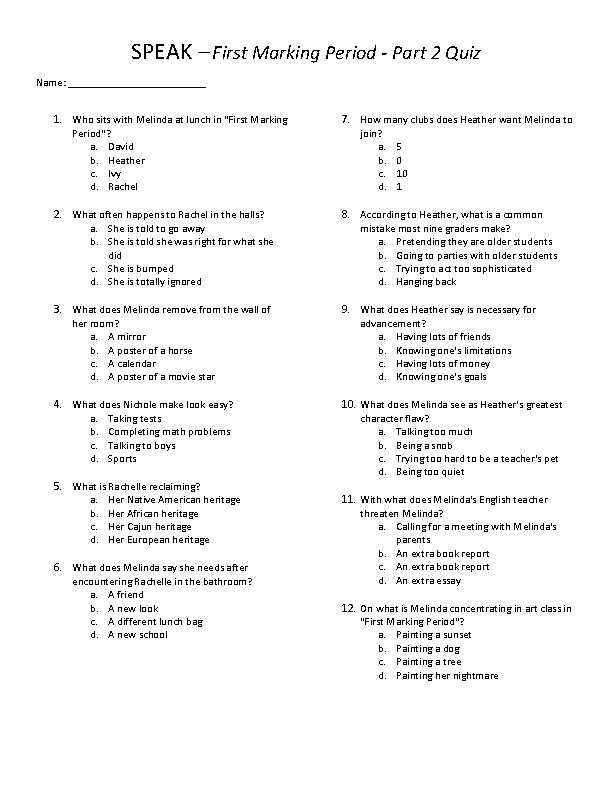 cracker barrel par 1 to 2 exam answers