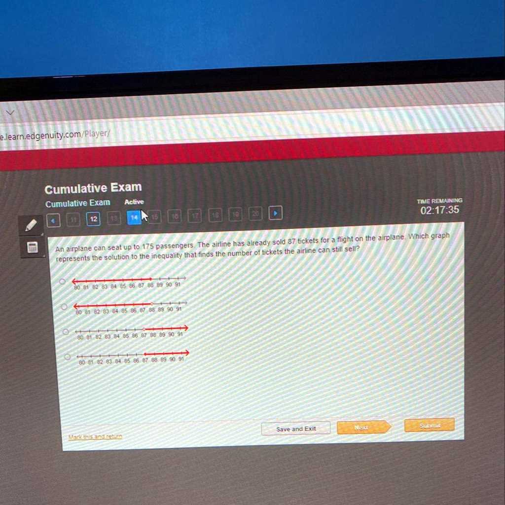 cumulative exam edgenuity answers
