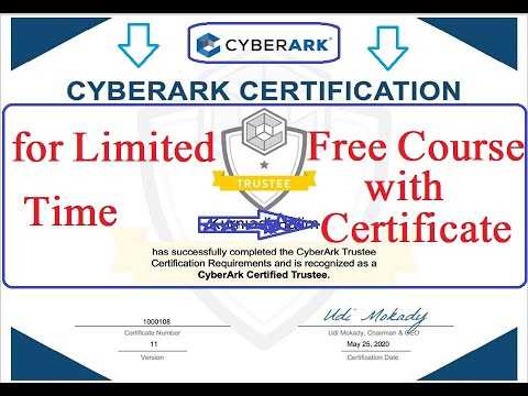 cyberark trustee exam answers