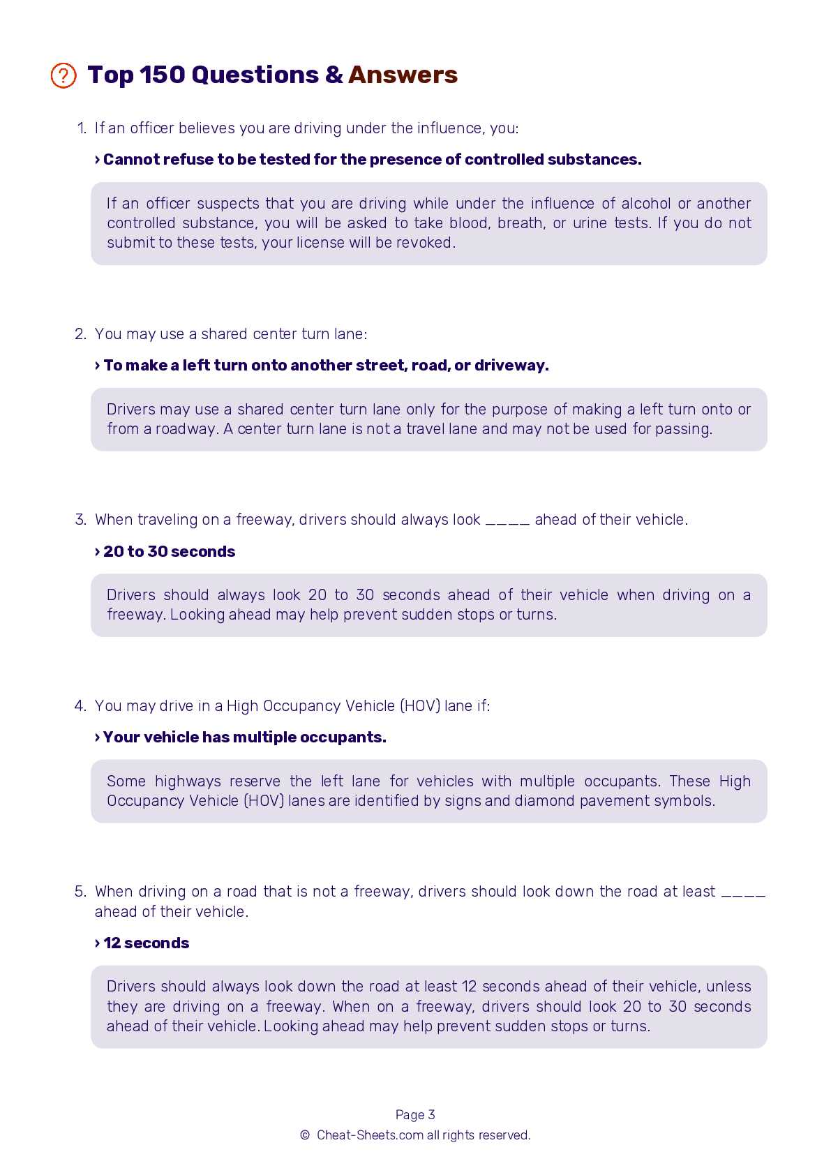 dmv written test answers nevada