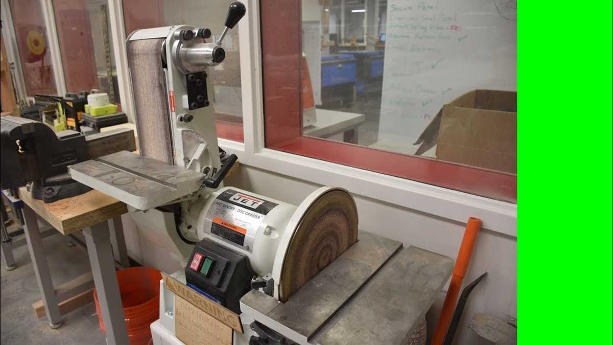 belt/disc sander safety test answers