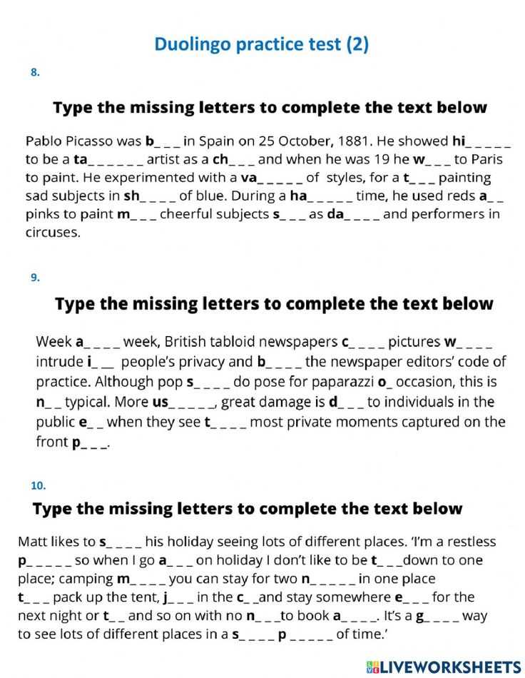 duolingo english test practice free with answers