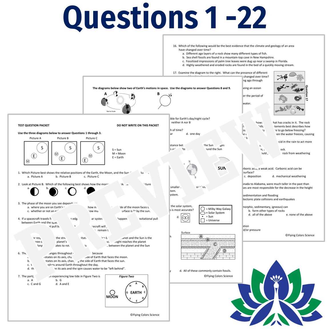 earth science chapter tests answer key