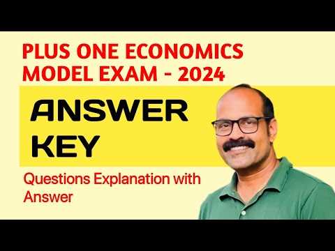 economics model exam answer key 2026