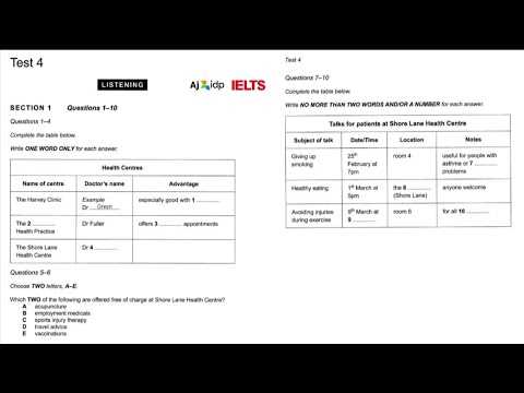 ielts 9 test 1 listening answers ielts 9 test 1 listening answers