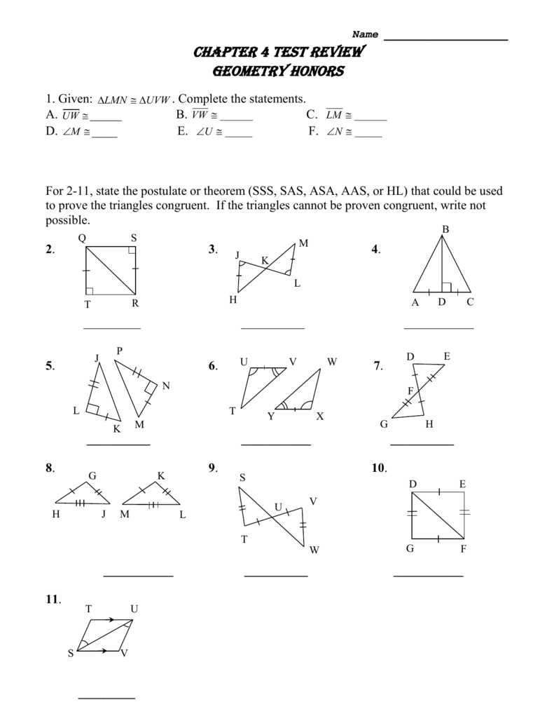 big ideas geometry chapter 4 test answers
