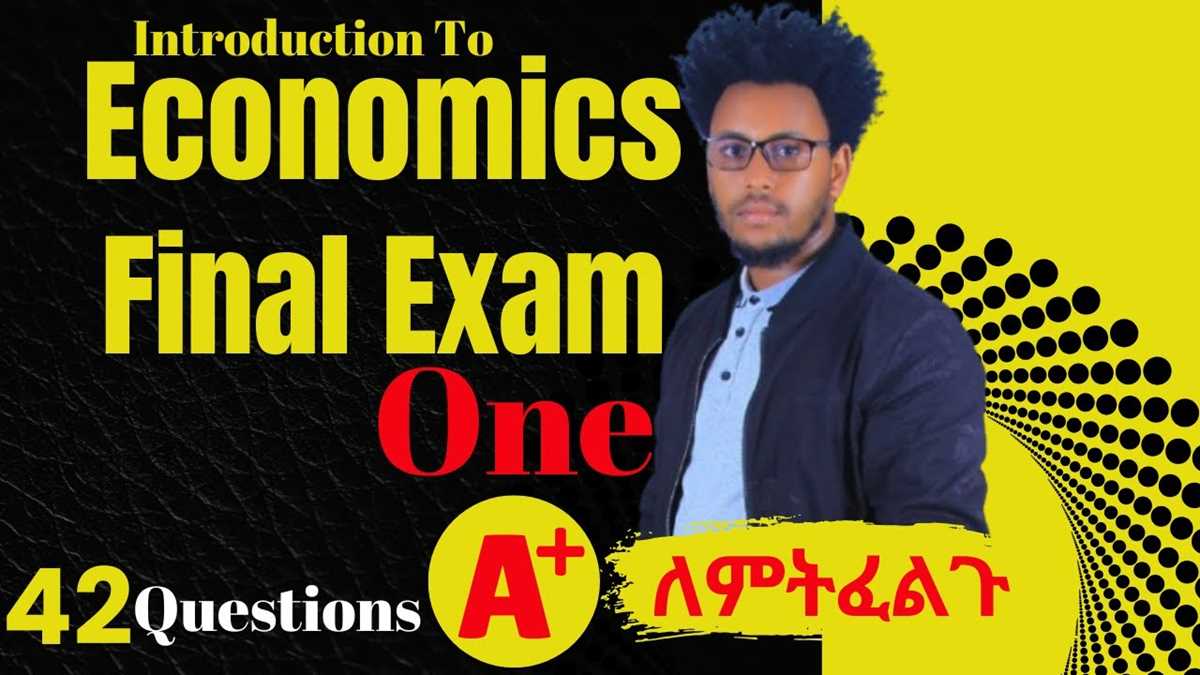 end of semester test economics answers