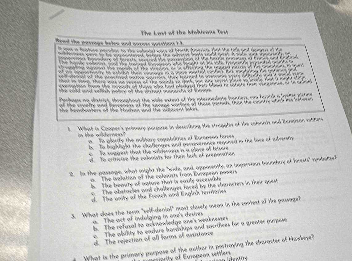 colonial literature mastery test answers colonial literature mastery test answers